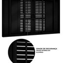 Ver imagem 3 de Janela de Alumínio Veneziana Flex com Grade 4 Folhas Móveis e 2 Fixas 100x150cm Lucasa Eccellente Pr