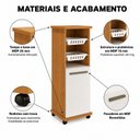 Ver imagem 5 de Fruteira para Cozinha 2 Cestos 1 Porta com Prateleira Removível Paraná Espresso Móveis