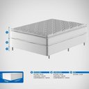 Ver mais imagens de Conjunto Box Casal Mola Ensacada Prodormir New Paris