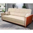 Ver imagem 2 de Sofá Cama Sérvia 2,00m Bege Linho Rústico - King House