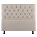 Ver imagem 1 de Cabeceira Cama Box Casal King Size Nice 195cm Suede Bege - Abmaza