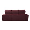 Ver imagem 6 de Sofá 3 Lugares Retrátil e Reclinável Cama inBox Senses 2,00m Velusoft Vinho