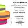 Fita Refletiva Faixa Reflexiva Sinalizadora Para Uniforme - 5cm X 10m:Amarelo Fluorescente - 5