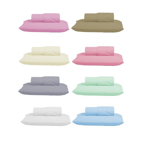 Kit Lençol Solteiro Infantil 100% Algodão Percal 300 Fios 2 Peças:rose