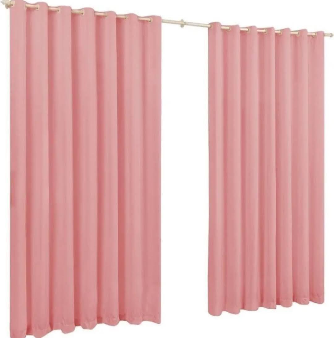 Cortina Roma 2,20x1,70 Quarto Sala Escritorio Rosa - 1