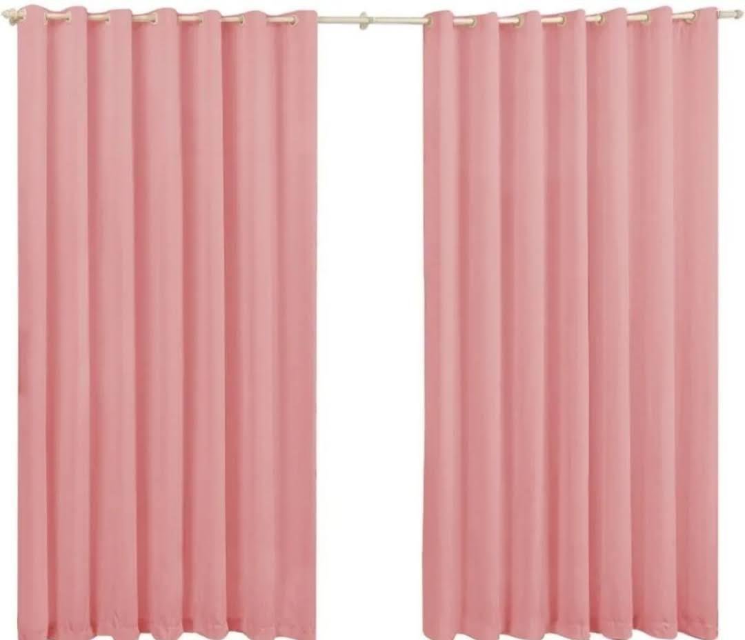 Cortina Roma 2,20x1,70 Quarto Sala Escritorio Rosa - 2