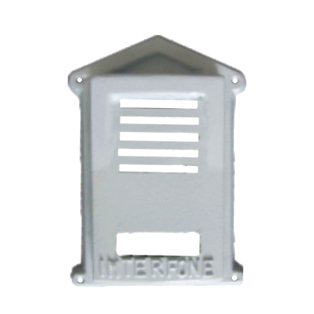 Protetor Interfone Caixa em Alumínio Fundido N01 Branco