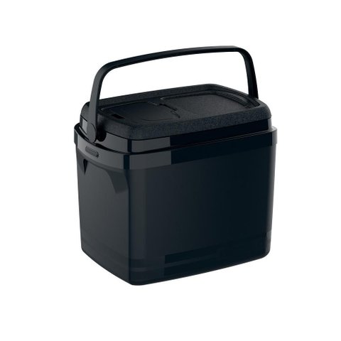 Caixa Térmica Cooler 32l com Tampa de Acesso Rápido Preta Tropical Soprano