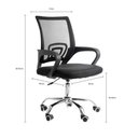 Ver imagem 2 de Kit 2 Cadeiras de Escritório Mesh New Java Secretária Ergonômica Sala de Reunião