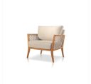 Ver imagem 1 de Poltrona Decorativa Sala Estar Soft:linho