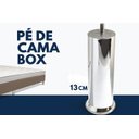 Ver imagem 2 de Kit Pés para Cama Box Reforçado com 12 Unidades Metalizado com Altura de 13 Cm