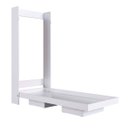 Ver imagem 3 de Cama de Solteiro Articulável Vertical com Nichos Branca