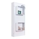 Ver imagem 5 de Cama de Solteiro Articulável Vertical com Nichos Branca