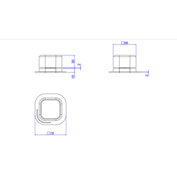 Acionamento Monocomando de Mesa Quadrado Deca You Black Matte - 3