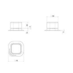 Acionamento Monocomando de Mesa Quadrado Deca You Black Matte - 2