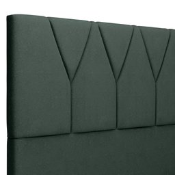 Cabeceira Cama Box Casal Queen 160cm Aura Linho W01 Verde - Mpozenato - 5