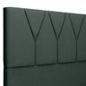 Cabeceira Cama Box Casal Queen 160cm Aura Linho W01 Verde - Mpozenato - 5