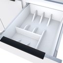 Ver imagem 4 de Gabinete Aço Pia Cozinha 1,60 Júpiter Preto Cozimax