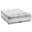 Ver imagem 1 de Cama Box Queen: Colchão Espuma Anjos D33 Orthosono + Base CRC Courano White(158x198)