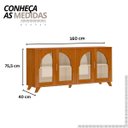 Ver imagem 2 de Buffet Mesa Apoio Lateral Murano Cinamomo/off White