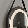 Espelho Redondo Iluminado 60cm com Alça Touch 2 Leds Adnet Reduna - 3