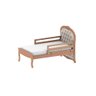 Berço Ópera com Capitonê Bege Claro Madeira Natural Cia do Móvel - 6
