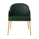 Ver imagem 5 de Cadeira Poltrona Decorativa Nuvem Premium Orgânico:courino Sintético Verde
