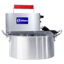 Ver imagem 1 de Panela Elétrica 8 Litros Inox Máquina de Mexer Doces Misturador Misturela Sebem