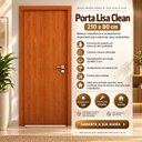 Ver imagem 2 de Porta de Madeira Lisa Clean 210x80cm Acabamento UV Pronta:Mogno