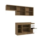 Ver imagem 5 de Armário de Cozinha Completa 100% Mdf 240cm Nogueira/branco Celeste Kappesberg