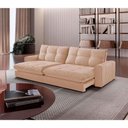 Ver imagem 1 de Sofá Firenze Linho 02 Módulos de 120cm B25cm Meu Sofá Online A294 Linho Creme