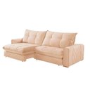 Ver imagem 3 de Sofá Firenze Linho 02 Módulos de 120cm B25cm Meu Sofá Online A294 Linho Creme