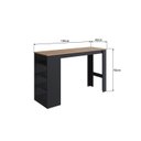 Ver imagem 2 de Mesa Bancada Gourmet para 4 Lugares 135cm Emovell