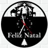 Relógio De Madeira MDF Parede Natal 2 - 1