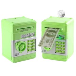 Mini Cofre Eletrônico Digital Senha 4 Dígitos Notas e Moedas (vermelho) - 5