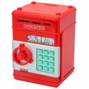Ver imagem 7 de Mini Cofre Eletrônico Digital Senha 4 Dígitos Notas e Moedas (vermelho)