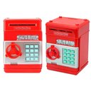 Ver imagem 3 de Mini Cofre Eletrônico Digital Senha 4 Dígitos Notas e Moedas (vermelho)