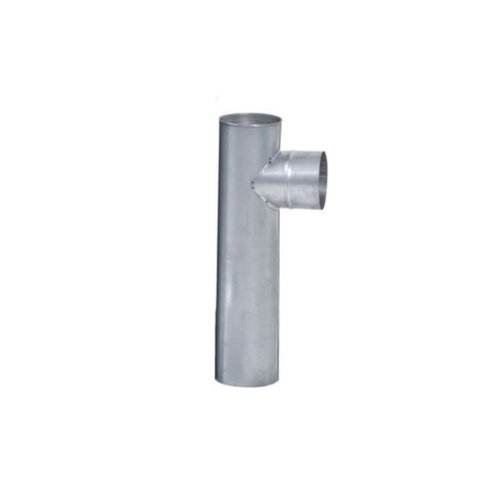 Te Chaminé Galvanizado com Tampa 115mm - Volpato