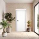 Ver imagem 1 de Folha de Porta em Madeira Lisa 210x60x3,5cm Gitale Portas