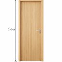 Ver imagem 4 de Folha de Porta em Madeira Lisa 210x60x3,5cm Gitale Portas