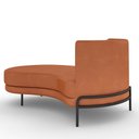 Ver imagem 7 de Sofá Chaise Longue Sala de Estar Living Lucca Esquerdo D02 Couríssimo Camel B-14 - Lyam Decor