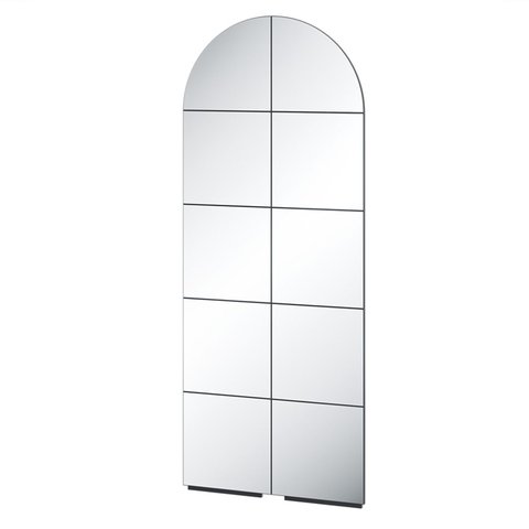 Espelho Decorativo Orgânico Vertical de Luxo 72x182cm Moldura Mdf Es25 Nature Dalla Costa