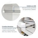 Ver imagem 5 de Guarda Roupa Solteiro 4 Portas com Vidro Reflecta 3 Gavetas 164cm com LED 100% MDF Imperiale Premium
