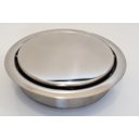 Ver imagem 1 de Acabamento Tampa Giratoria para Furo 20cm Em Aco Inox 304 LOJASARAH ACABAMENTO TAMPA GIRATORIA 20cm