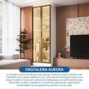 Ver imagem 6 de Cristaleira 2 Portas Reflectas com LED 100% MDF Aurora Branco