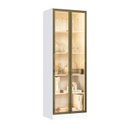 Ver imagem 7 de Cristaleira 2 Portas Reflectas com LED 100% MDF Aurora Branco