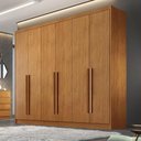 Ver imagem 4 de Guarda Roupa Casal Linea 6 Portas 8 Gavetas Cinamomo - Novo Horizonte