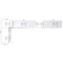 Ver imagem 3 de KIT CLOSET MODULAR 3 ALTURAS DIFERENTES 100% MDF M509.B MUNDI MOVEIS