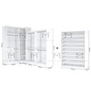 Ver imagem 2 de KIT CLOSET MODULAR 3 ALTURAS DIFERENTES 100% MDF M509.B MUNDI MOVEIS