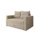Ver imagem 1 de Sofá Cama 2 Lugares Casal 1,50 Mts Chenile Prince Luma Matri Cor:chenile Marrom